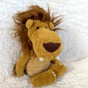 Jellycat Lawrence Lion Snaggle Baggle Plush Retired 13 Stuffed Animal